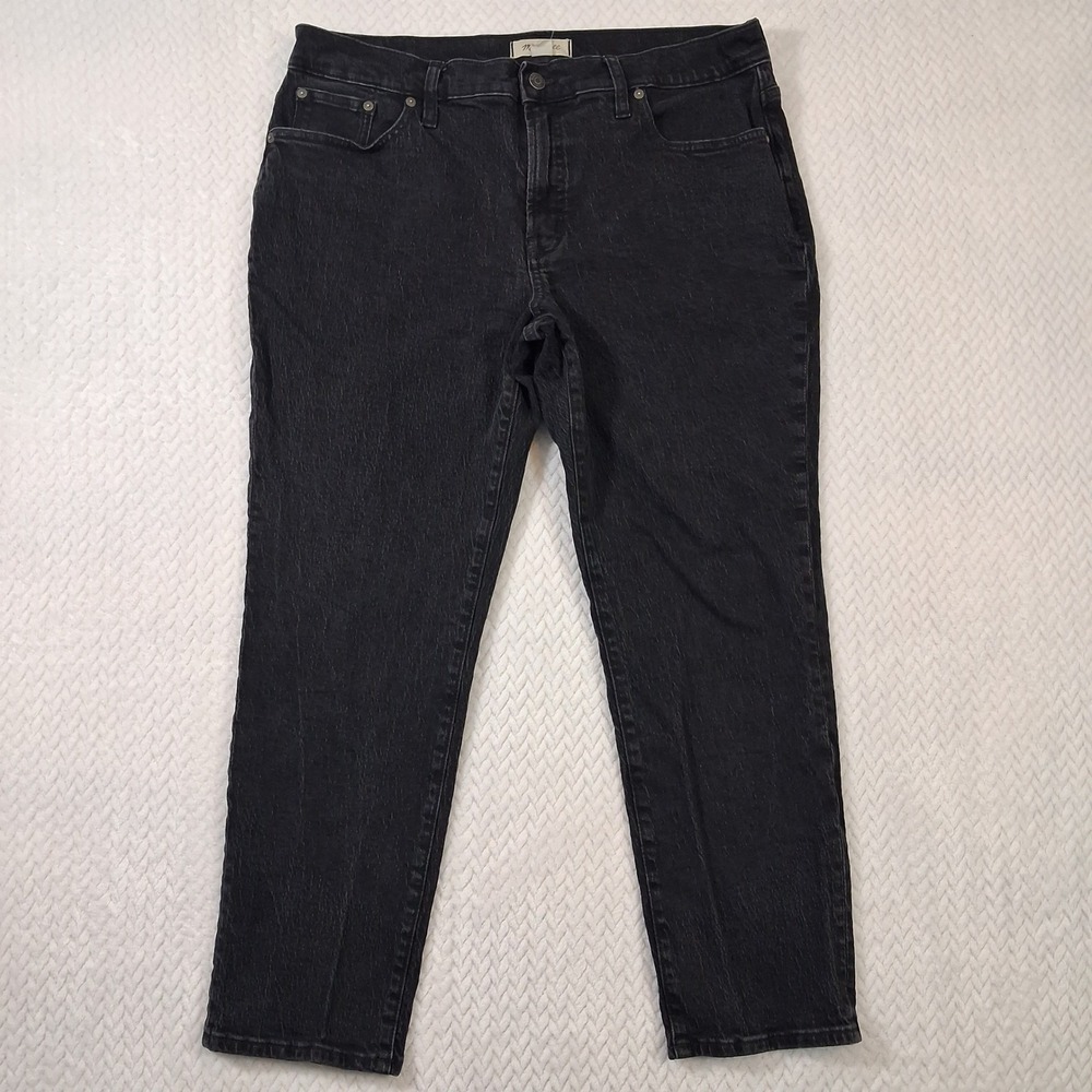 Madewell Mid-Rise Perfect Vintage Jeans Womens 32 (Waist 35") Black
